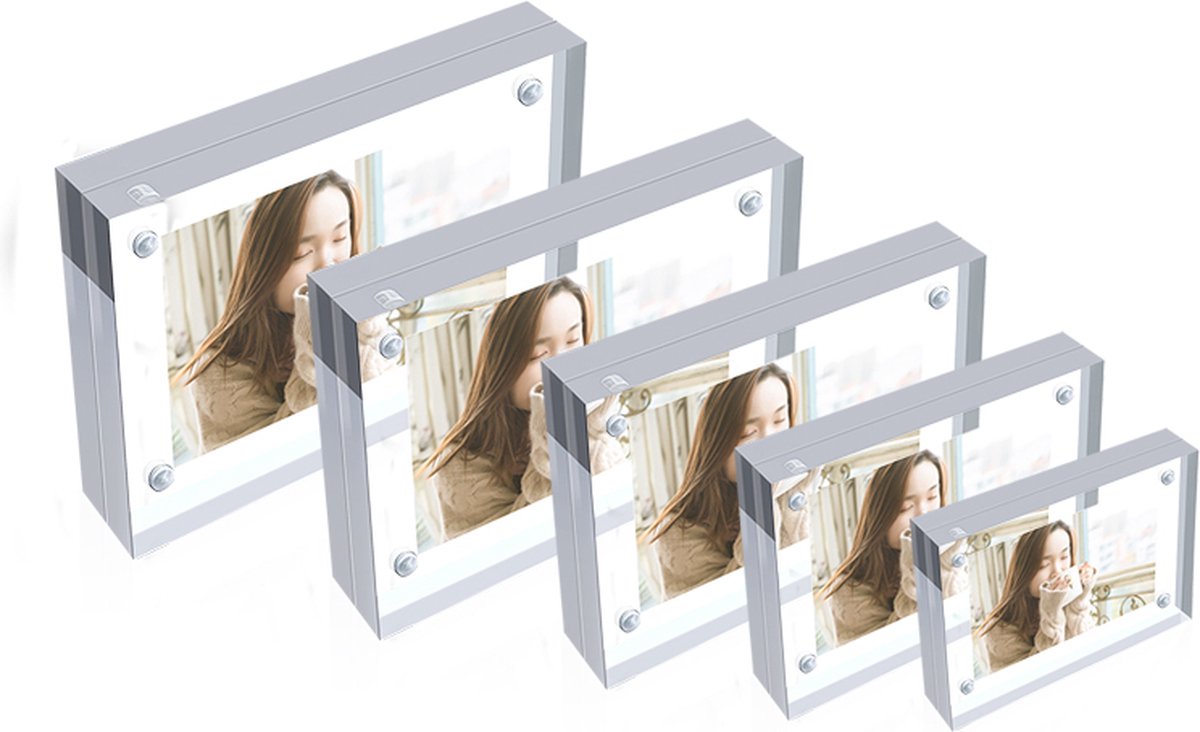 Boxalls Acryl Heldere fotolijst fotolijst 6 inch transparant