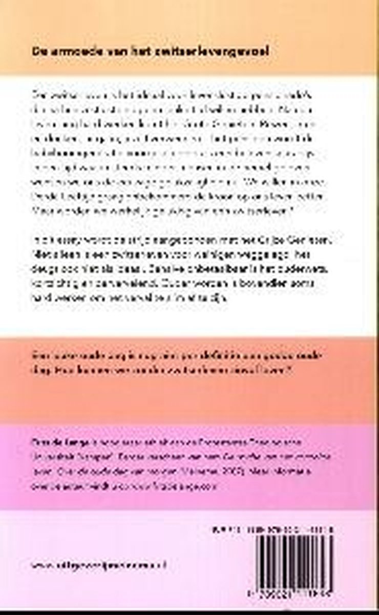 De armoede van het zwitserlevengevoel - back cover