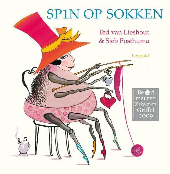 Cover van het boek 'Spin op sokken' van Ted van Lieshout