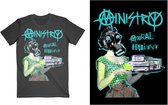 Ministry Heren Tshirt -S- Moral Hygiene Gasmask Zwart