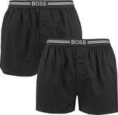 Hugo Boss woven 2P basic print zwart - M
