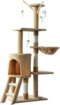 Paws Krabpaal met trap beige