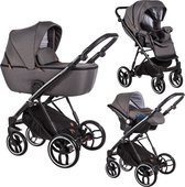 Baby Merc La Rosa Grey 3-in-1 Kinderwagen incl. Autostoel LR/LN06/B