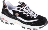 Skechers D'Lites Devoted Fan 13154-BKRG, Vrouwen, Zwart, Sneakers,Sportschoenen, maat: 37,5