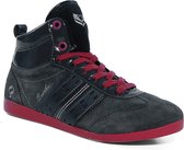 Quick - Quebec Mid Junior Lace - Sneaker Quick Kinderen - 30 - Grijs/FuxiaRoze