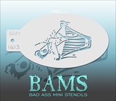 Bad Ass Mini Stencil 1413