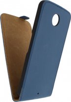 Mobilize Ultra Slim Flip Case Motorola Google Nexus 6 Blue