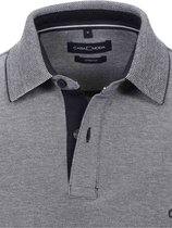 Casa Moda Polo Shirt Comfort Fit Effen Stretch Blauw - L