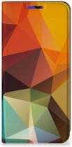 Smartphone Hoesje Geschikt voor Samsung Galaxy A13 5G | Geschikt voor Samsung Galaxy A04s Leuk Book Case Polygon Color
