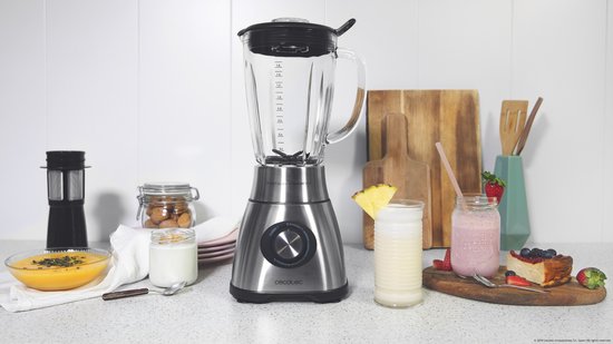 MIXER CECOTEC POWER BLACK TITANIUM 1800 2,1 L 1800W ROESTVRIJ STAAL van Cecotec — afbeelding 2