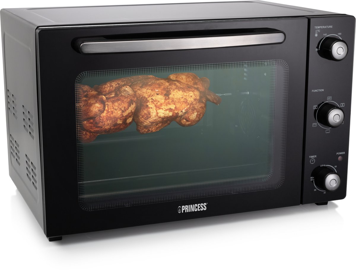 Princess 112756 Hetelucht Oven DeLuxe - Vrijstaande oven