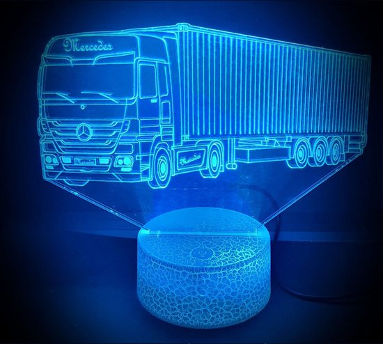 3D LED LAMP - MERCEDES MET TRAILER