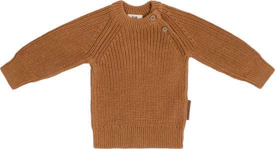 Baby's Only Sweater Soul - Caramel - 74 - 100% coton écologique - GOTS