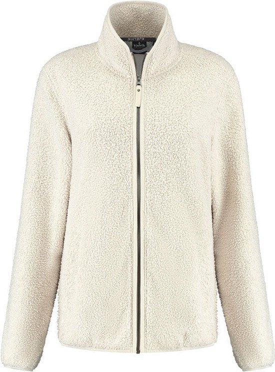 Kjelvik dames vest vest fleece zacht dames Lexi sand maat 40 bol