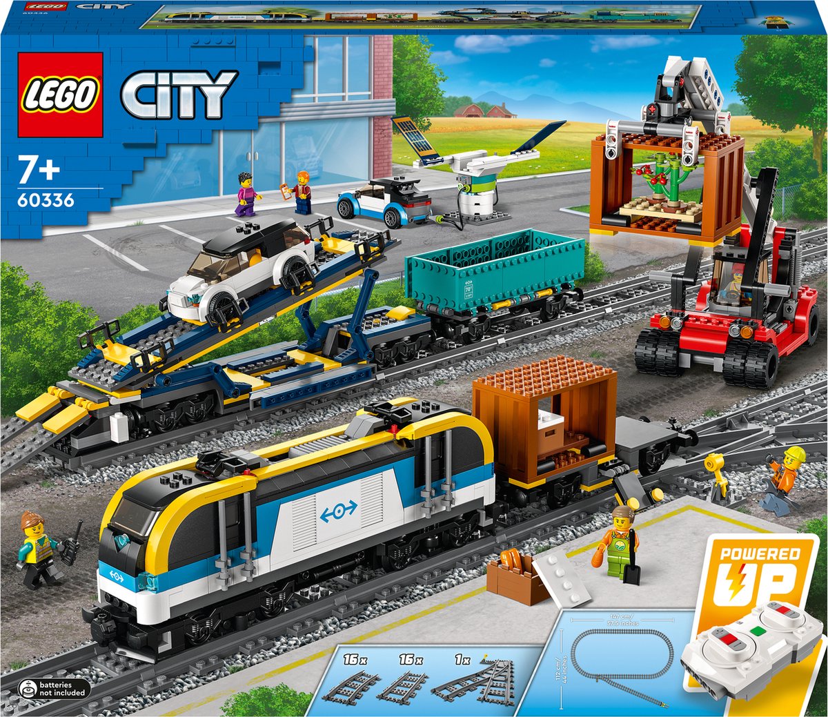 LEGO City 60336 - Le train de marchandises (Frontalier Belgique) –