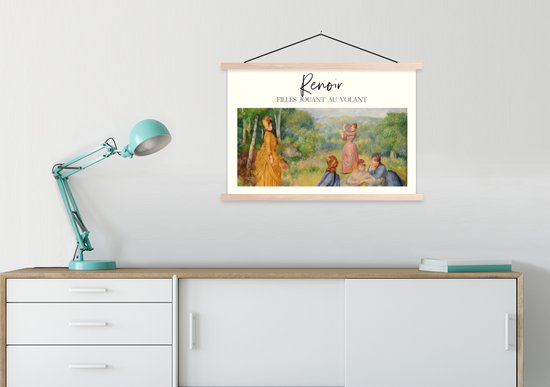 Affiche scolaire - Art - Renoir - Maîtres anciens - 90x60 cm - Lattes vierges