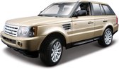 Modelauto Land Rover Range Rover goud metallic schaal 1:18 - speelgoed auto schaalmodel