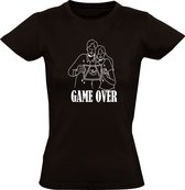 GAME OVER Dames t-Shirt | Zwanger | Zwangerschap | Bekend maken | Aankondiging | Baby |  Shirt