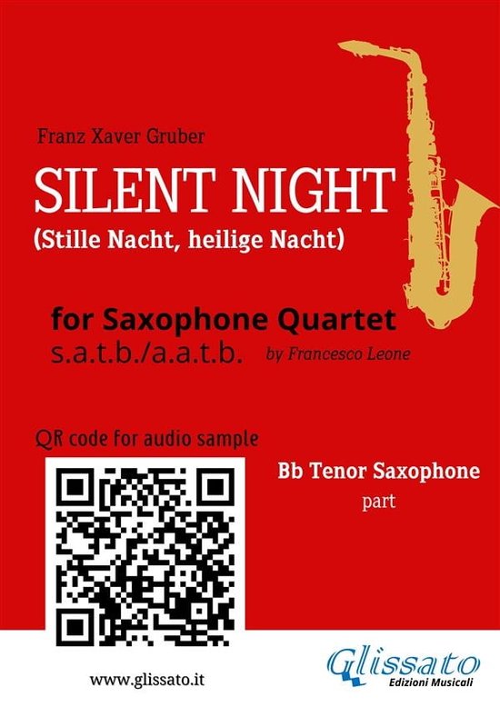 Foto: Silent night saxophone quartet 3 tenor saxophone part silent night for sax quartet