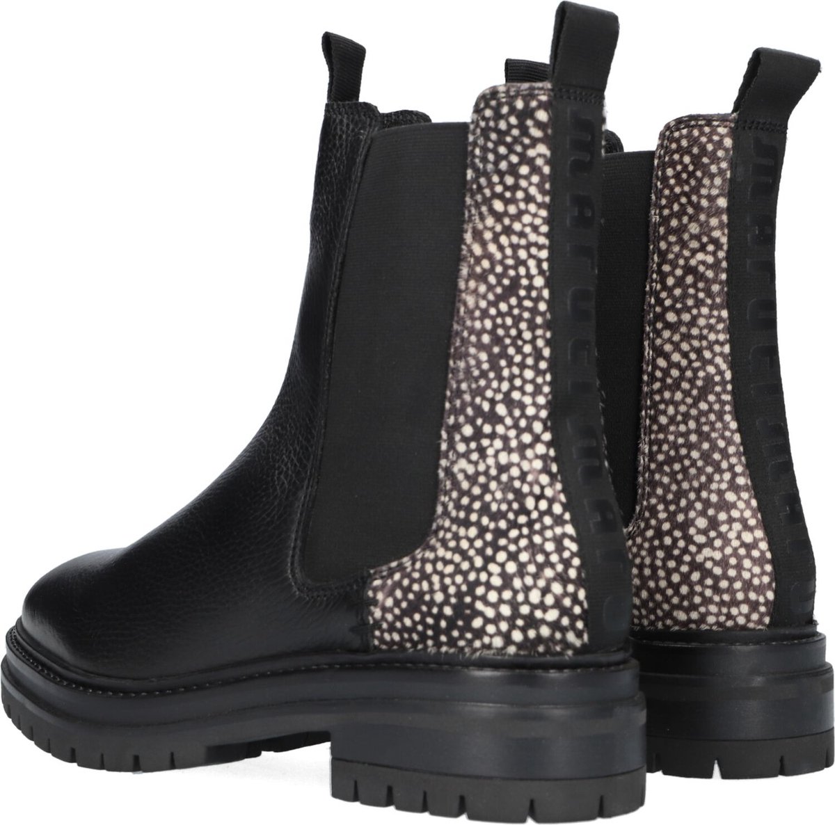 Maruti - Bay Chelsea boots Pixel Zwart - Black/Pixel Black - 40 | bol.com