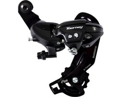 Shimano Achterderailleur Tourney TY300D - 6/7 - Speed met Oog - D-Type