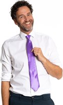 Partychimp Cravate Violet 50 Cm Déguisements Wear Homme - Violet - Polyester