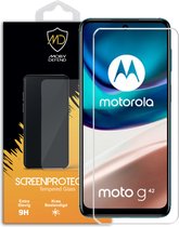 Motorola Moto G42 Screenprotector - MobyDefend Case-Friendly Gehard Glas Screensaver - Glasplaatje Geschikt Voor Motorola Moto G42