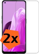 Screenprotector Geschikt voor OPPO Reno 7 Screenprotector Bescherm Glas Tempered Glass - Screenprotector Geschikt voor OPPO Reno 7 Screen Protector - 2 PACK