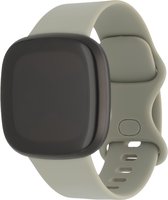 Bandje Voor Fitbit Versa 3 / Sense Sport Band - Grijs - Maat: SM - Horlogebandje, Armband