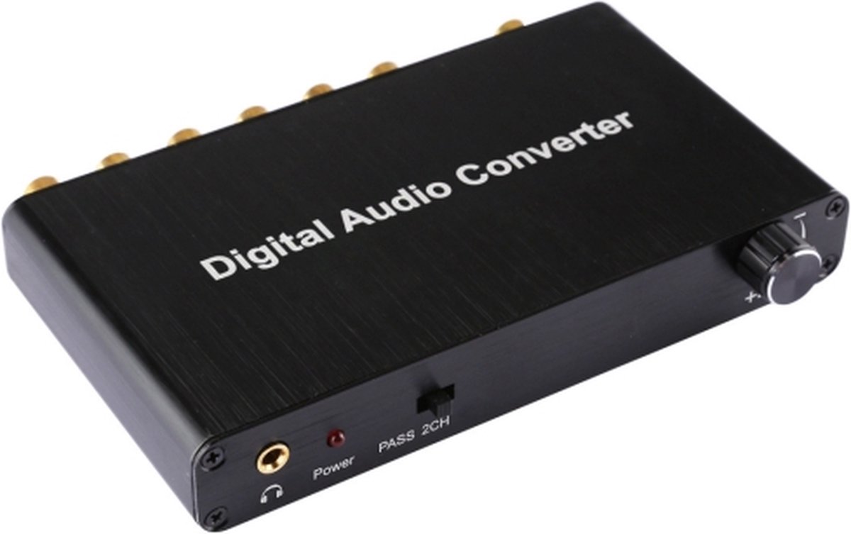 Convertisseur décodeur audio numérique 5.1CH avec coaxial optique Toslink  SPDIF pour... | bol.com