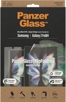 PanzerGlass Geschikt voor Samsung Galaxy Z Fold 5 / Fold 4 - Ultra Wide Fit TPU + Classic Fit Glass Screen Protector - Case Friendly - Antibacterieel