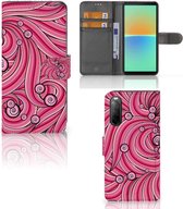 Hoesje ontwerpen Sony Xperia 10 IV GSM Hoesje Swirl Pink