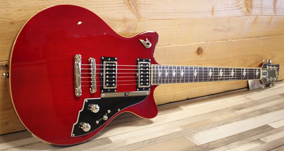 Duesenberg Bonneville, Cherry Red - Elektrische gitaar - rood