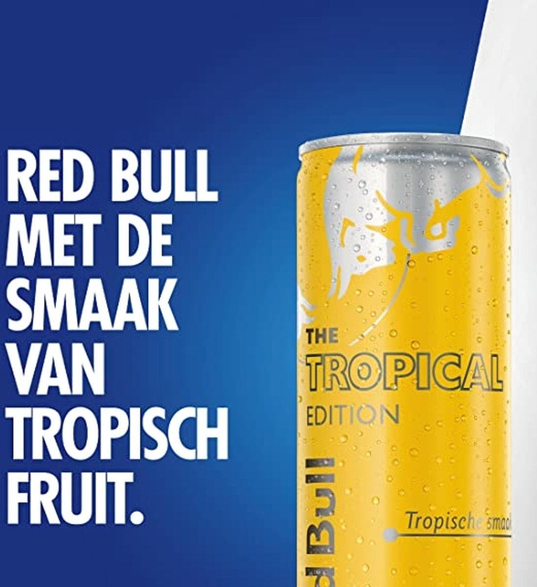 Red Bull Yellow Edition Energiedrank met de smaak van tropisch fruit 24 x 25cl