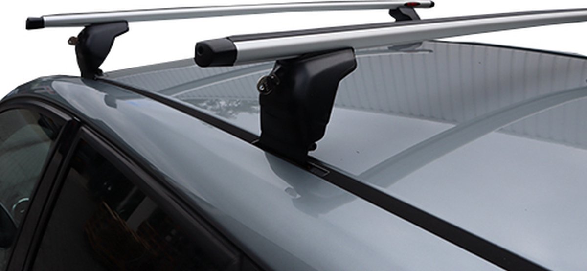 Dakdragers geschikt voor Opel Corsa E (X15) 3 deurs hatchback 2015 t/m 2019 - aluminium