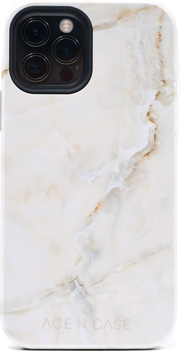 Ace and Case - Iphone 11 PRO Telefoonhoesje - Shock Proof hoes case cover - Gold Dust
