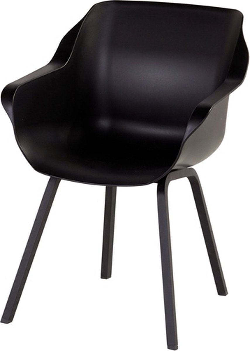 Hartman Sophie Element dining fauteuil baquet - Noir carbone