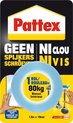 Pattex Montagetape dubbelzijdig 80kg | Voor binnen gebruik| 1.5m Dubbel Montage tape | Dubbelzijdige Plak-tape.