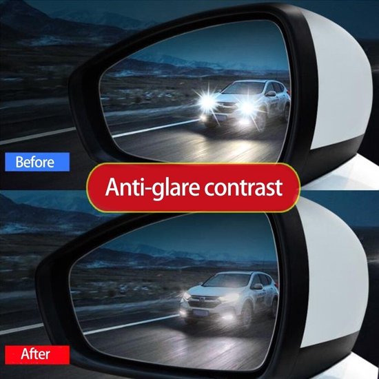 Auto Spiegel en Raam folie Anti condens (set) bol