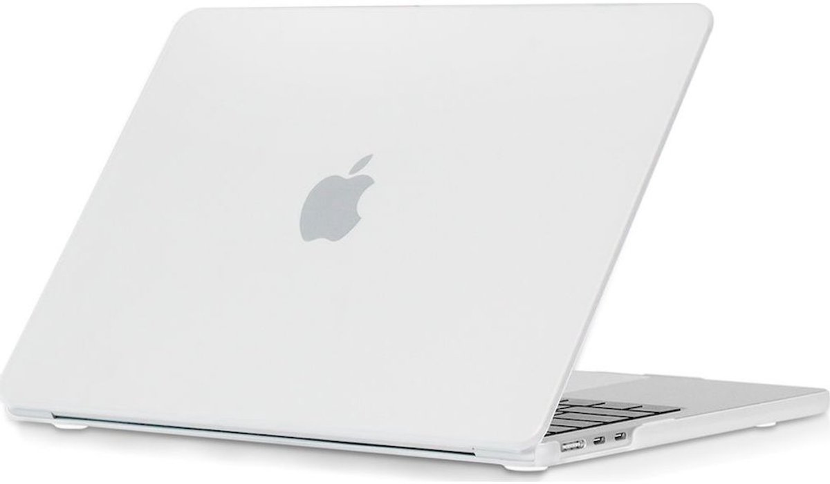 Mobigear Laptophoes geschikt voor Apple MacBook Air 13 Inch (2022-2025) Hoes Hardshell Laptopcover MacBook Case | Mobigear Matte | Doorzichtig Hoesje MacBook Air 13 Inch (2022-2025) - Transparant - Model A2681 / A3113 / A3240