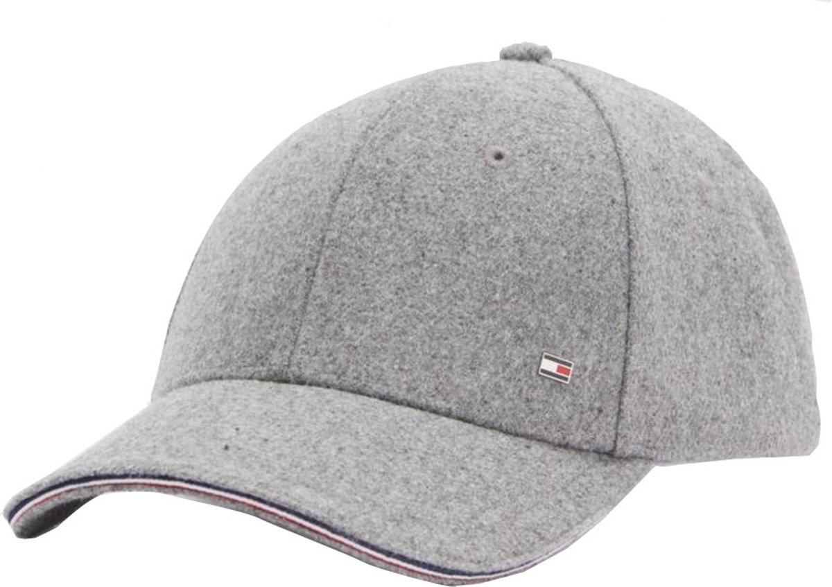 Tommy Hilfiger - Elevated corporate cap mid grey heather - heren