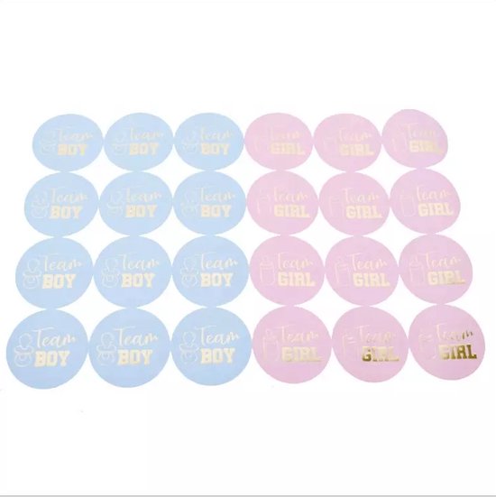 Gender Reveal Shop - Ballonnen mix roze (6 stuks