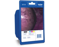 Brother LC1220RBWBP inktcartridge 3 stuk(s) Origineel Cyaan, Magenta, Geel