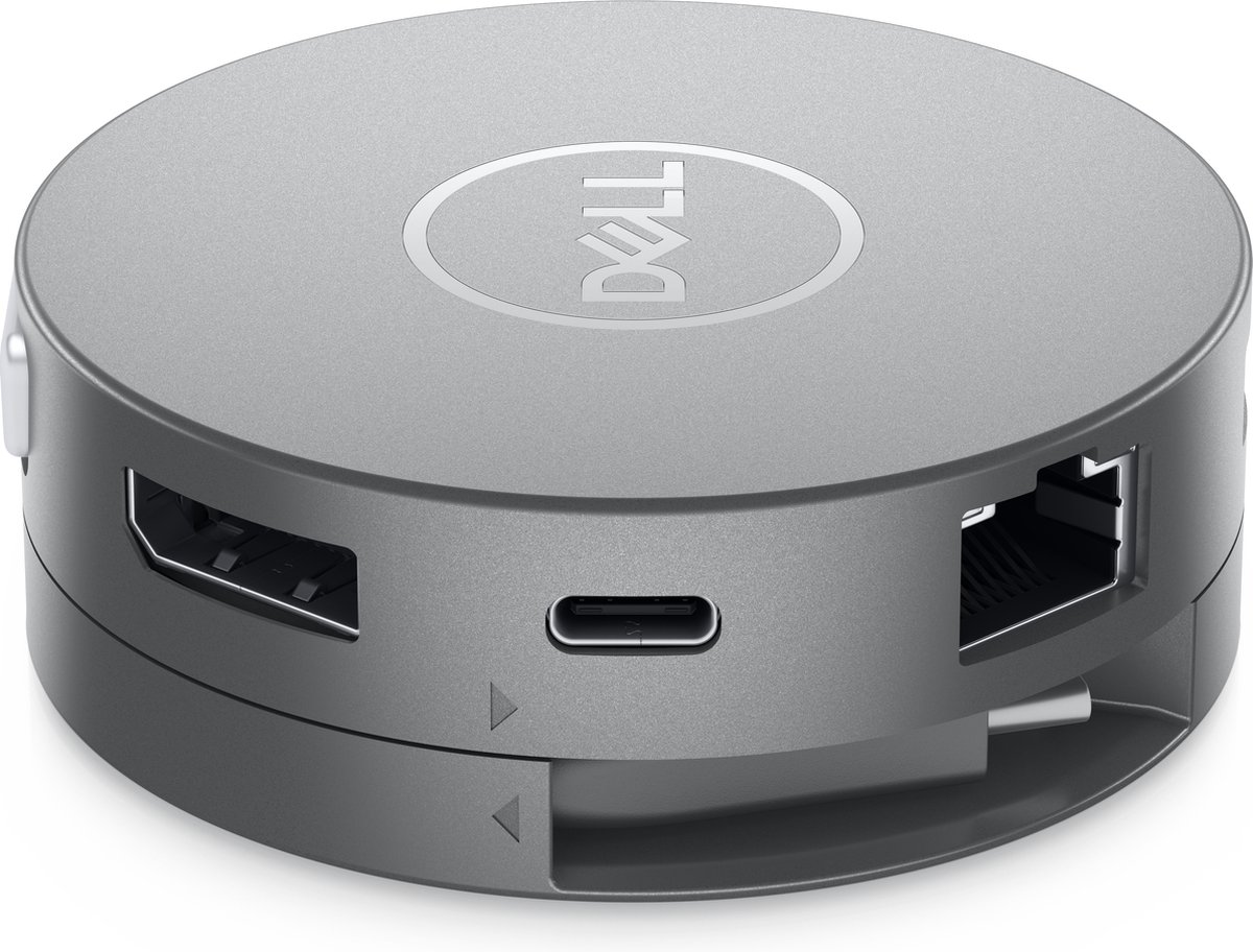 Dell 7-in-1 USB-C multiport-adapter - DA310 - USB-C 90w - RJ45 - HDMI - VGA - DisplayPort - USB-hub
