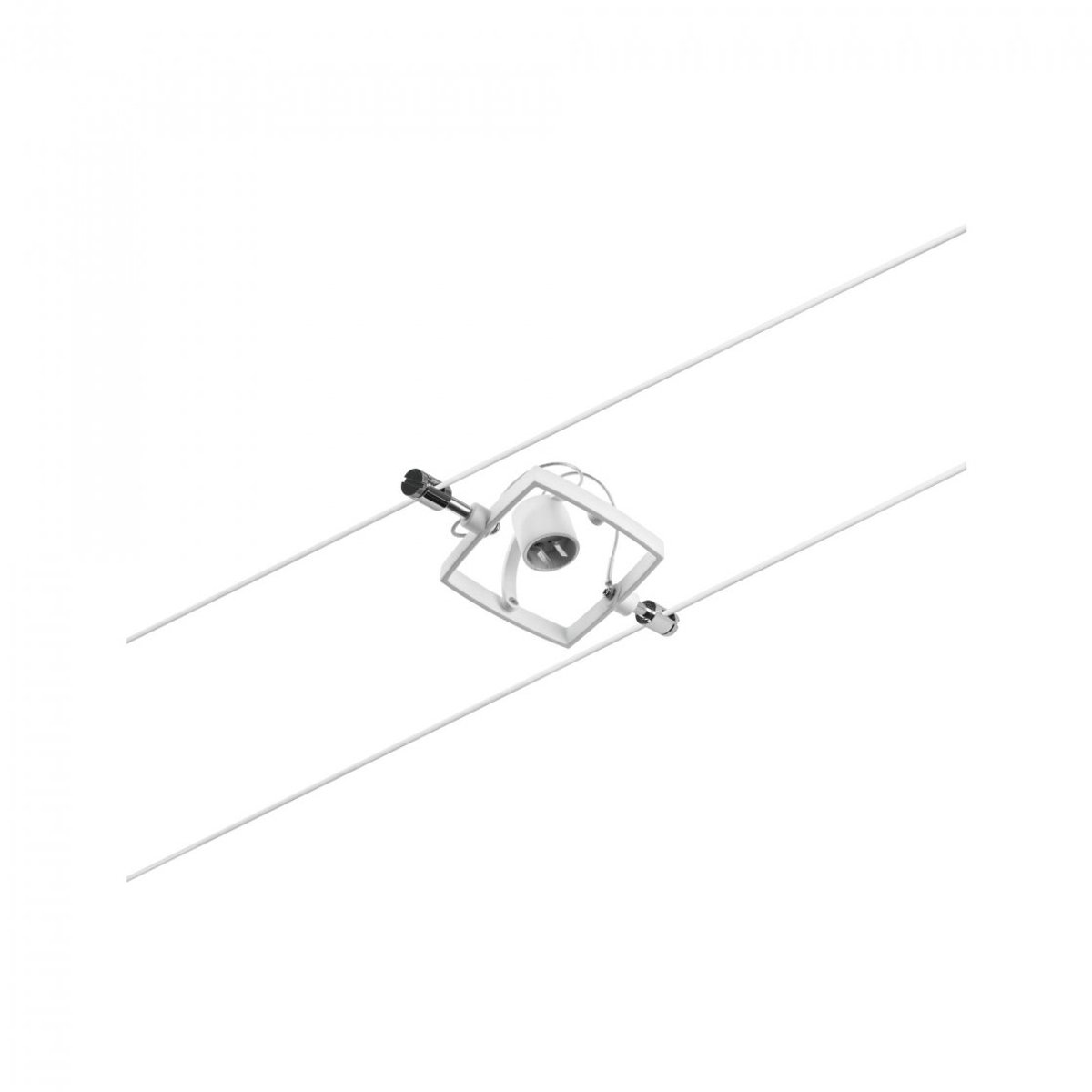 Paulmann 94432 Kabelsysteem compleet GU5.3 Wit (mat), Chroom