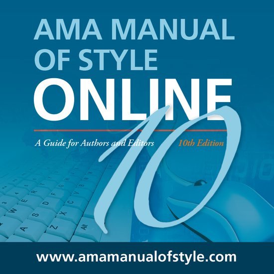 AMA Manual of Style