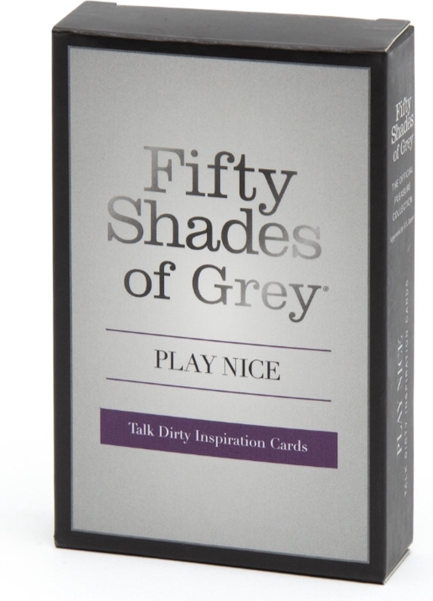 Goedkoopste Fifty Shades of Grey - Play Nice Talk Dirty kaartspel
