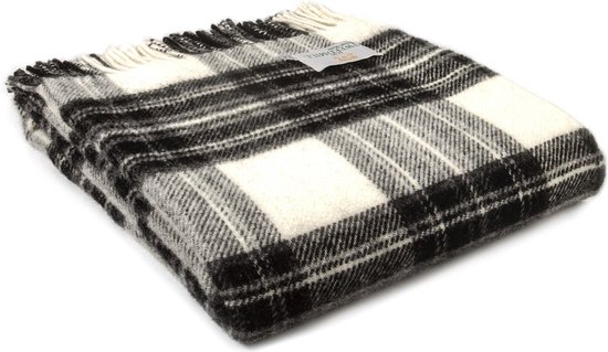 Plaid Tartan Grey Dress Stewart - 150x183 - Nieuw Wol - Tweedmill UK