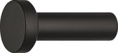 Kapstokhaak zwart, 38 mm