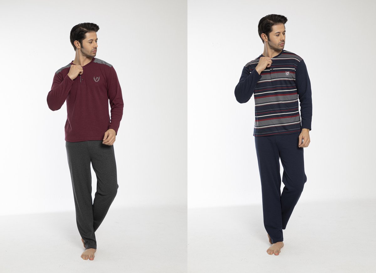 Zeester Pyama 2-Pack Sivassi Pyjama's | Winter Edition 2022 | Heren Pyama Volwassenen ...